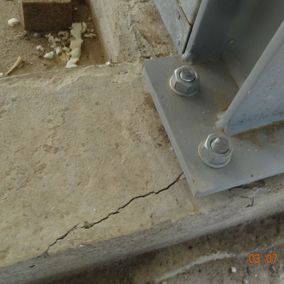 barre de fer défaut de fixation