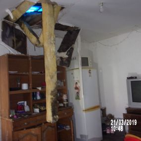 effondrement plafond